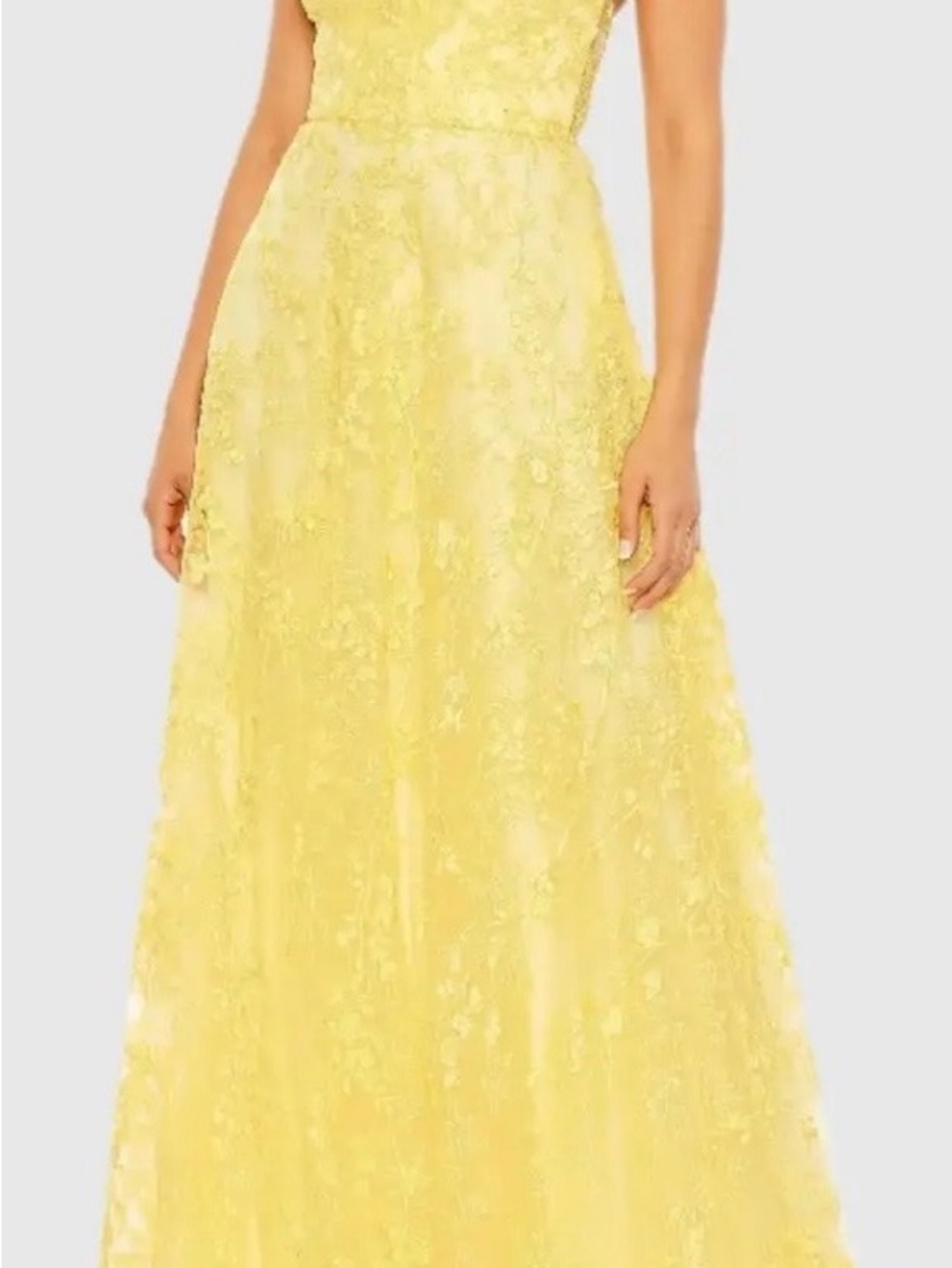 Mac Duggal Yellow Gown